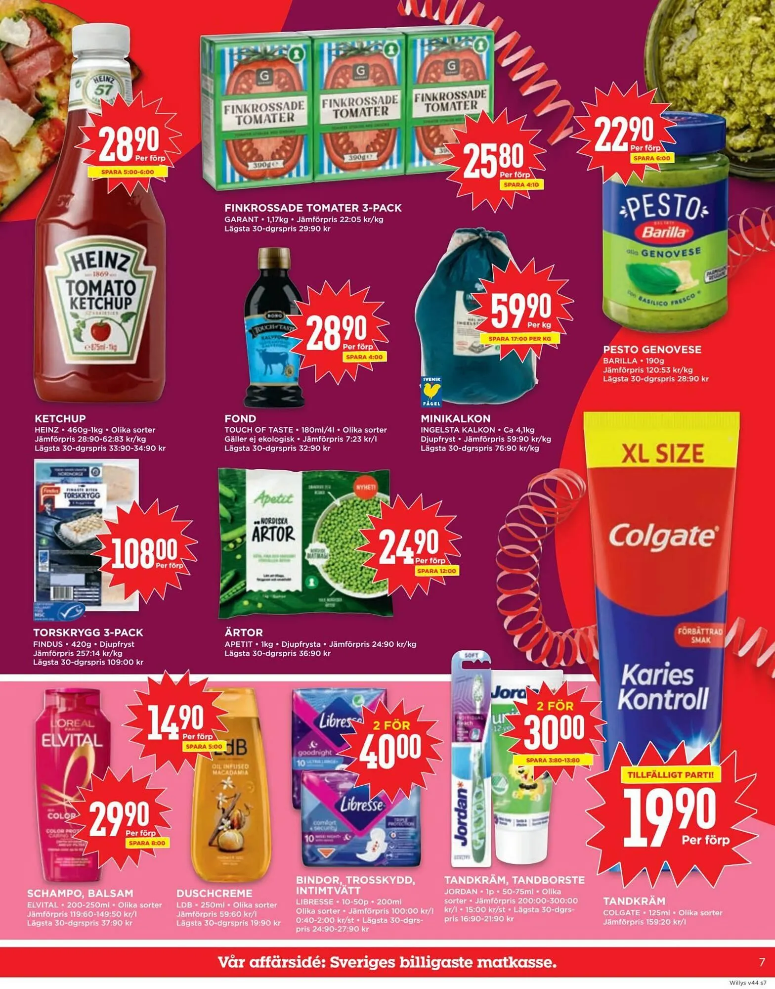 Willys reklamblad från 27 oktober till 2 november 2025 - Reklamblad sidor 7