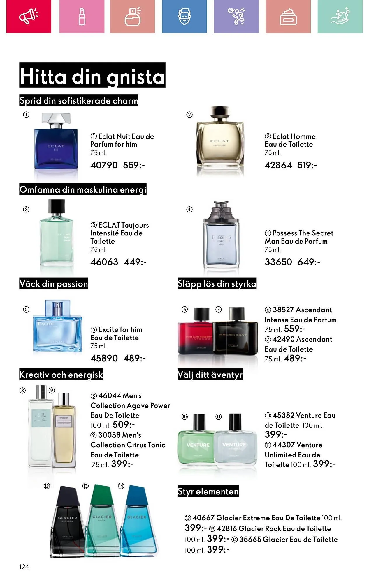 Oriflame reklamblad från 26 januari till 15 februari 2025 - Reklamblad sidor 124