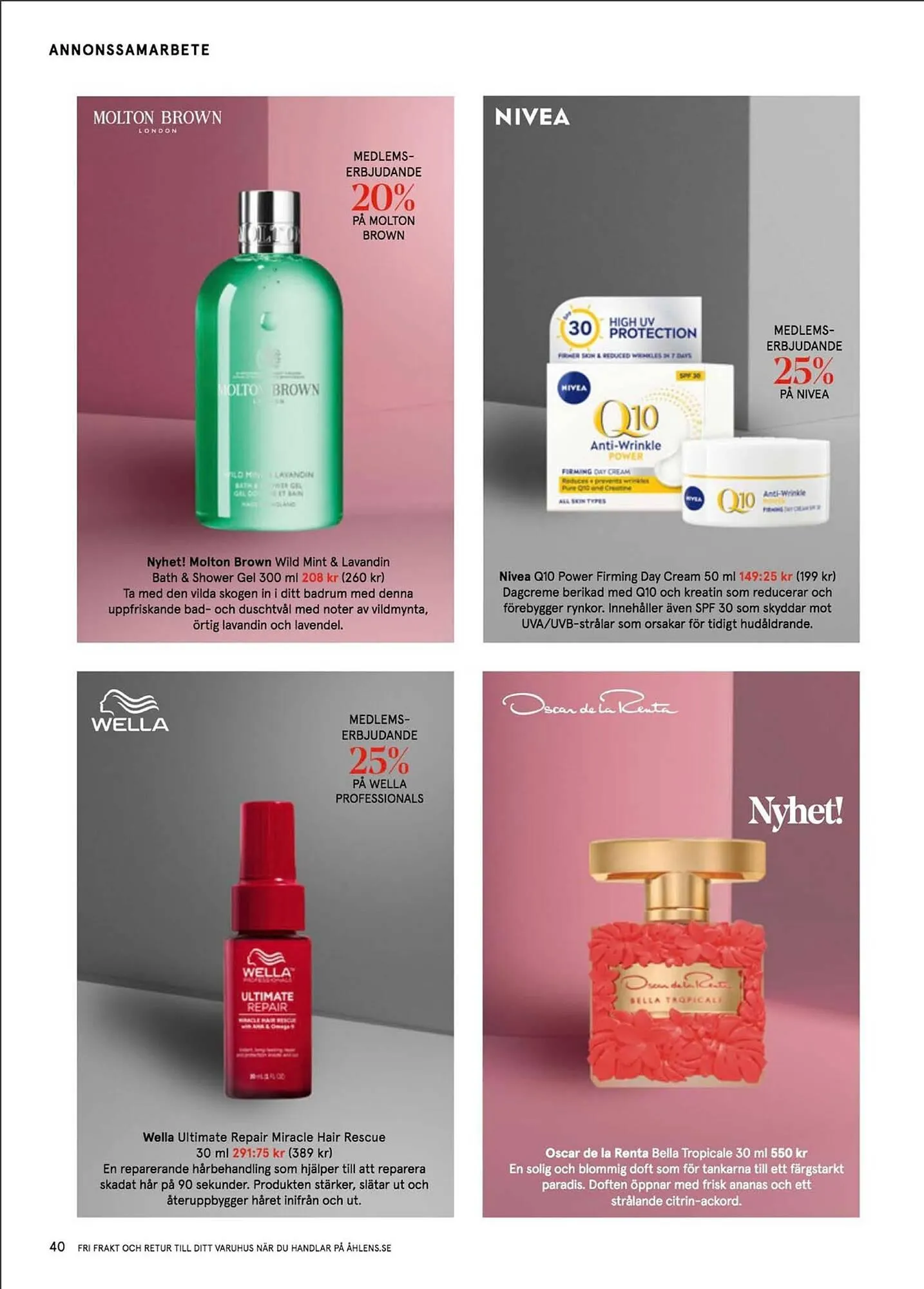 Åhléns reklamblad från 4 oktober till 24 oktober 2023 - Reklamblad sidor 40