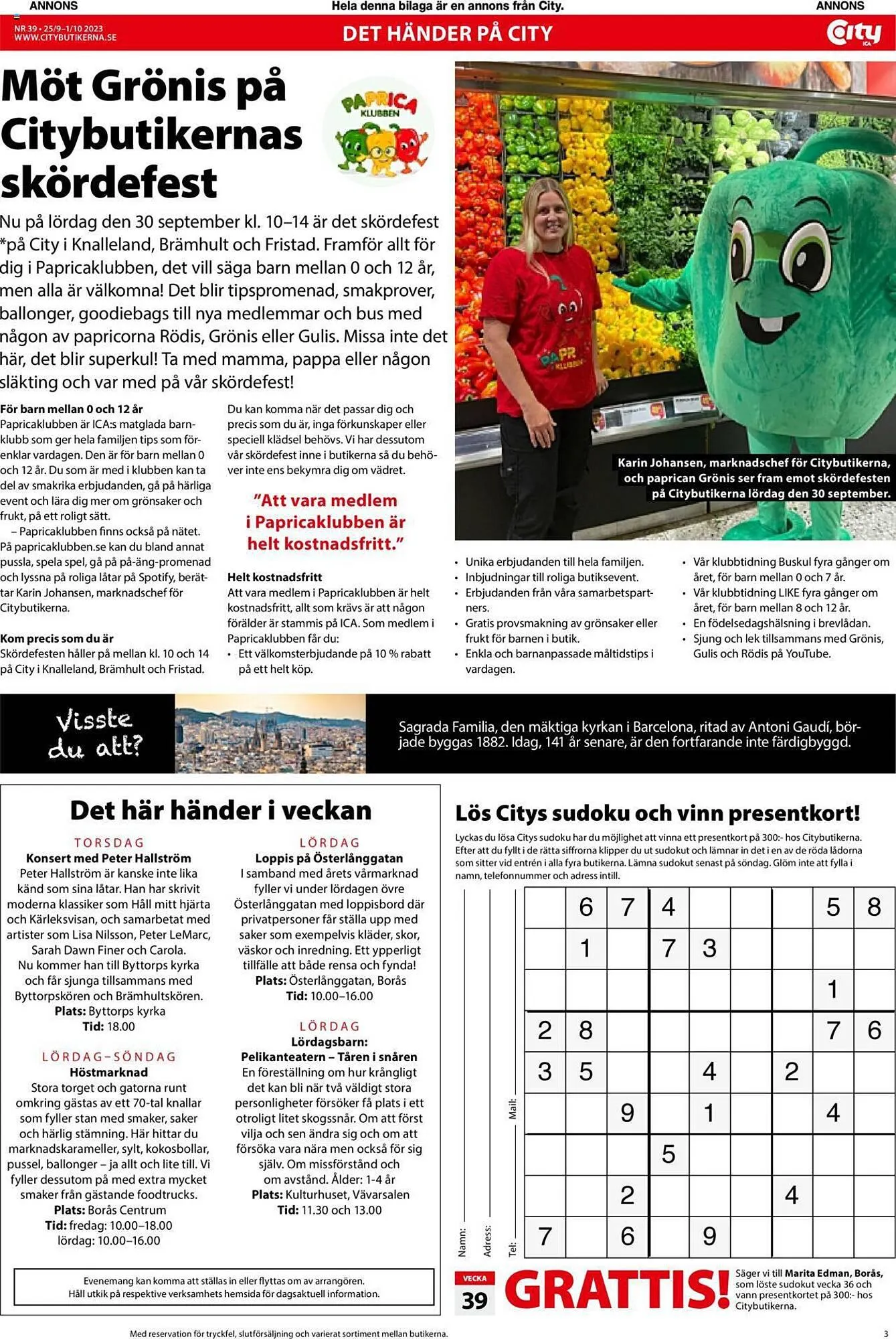 ICA Kvantum reklamblad från 25 september till 1 oktober 2023 - Reklamblad sidor 3