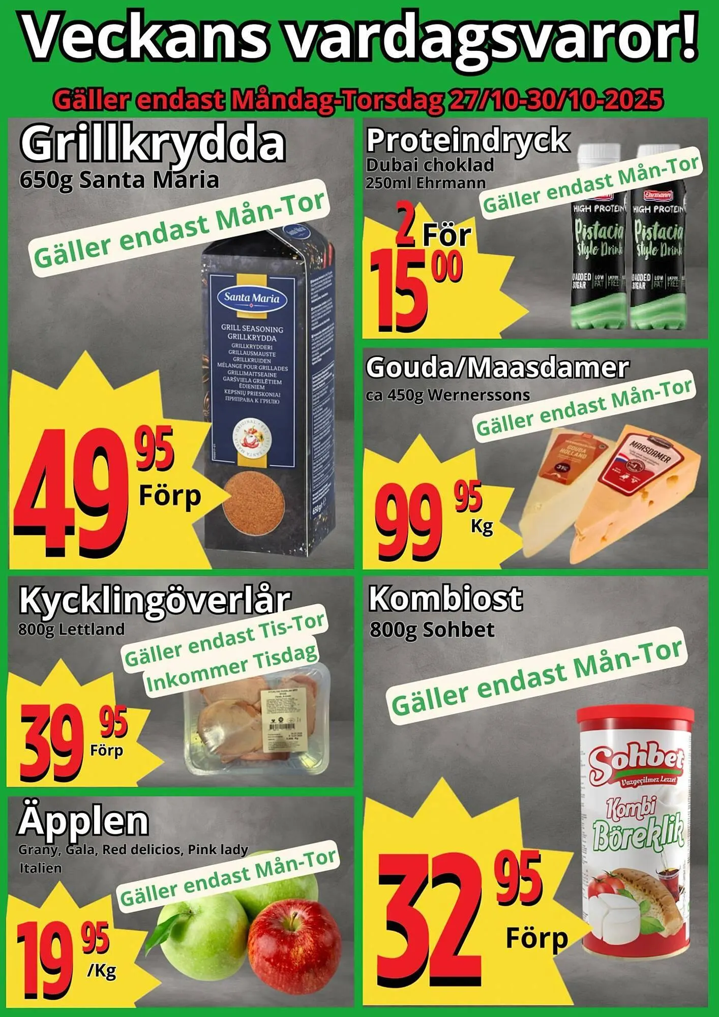 Supergrossen reklamblad från 27 oktober till 2 november 2025 - Reklamblad sidor 2