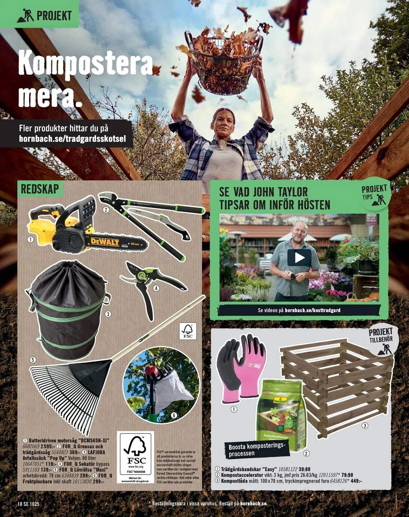 Hornbach reklamblad från 29 september till 22 oktober 2025 - Reklamblad sidor 18