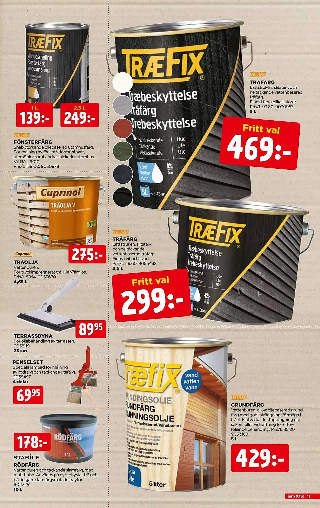 Jem&Fix reklamblad från 30 juli till 6 augusti 2023 - Reklamblad sidor 11