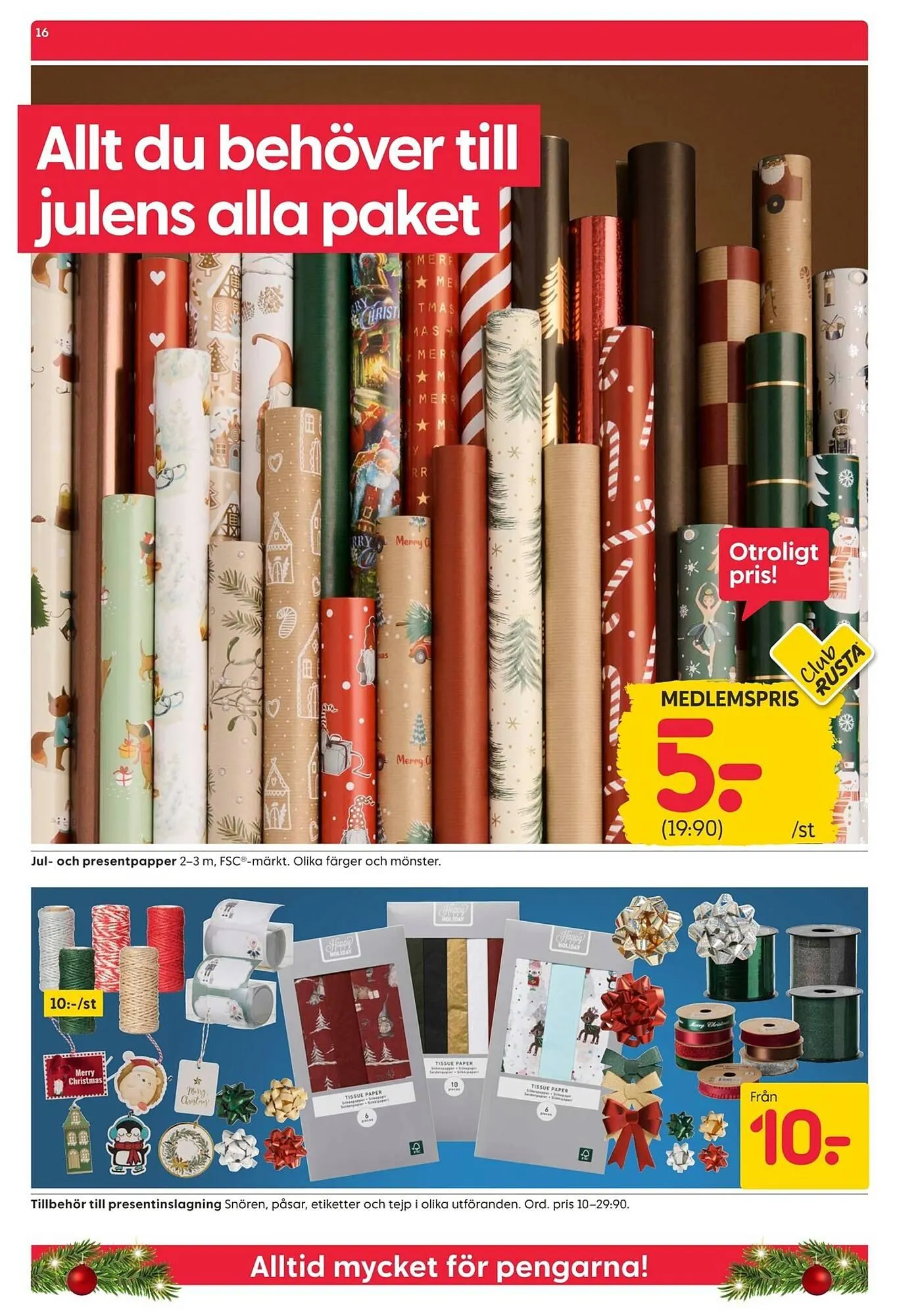 Rusta reklamblad från 8 december till 14 december 2025 - Reklamblad sidor 16
