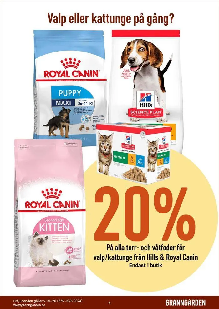 Fynda i din närmsta butik! från 8 maj till 19 maj 2024 - Reklamblad sidor 8