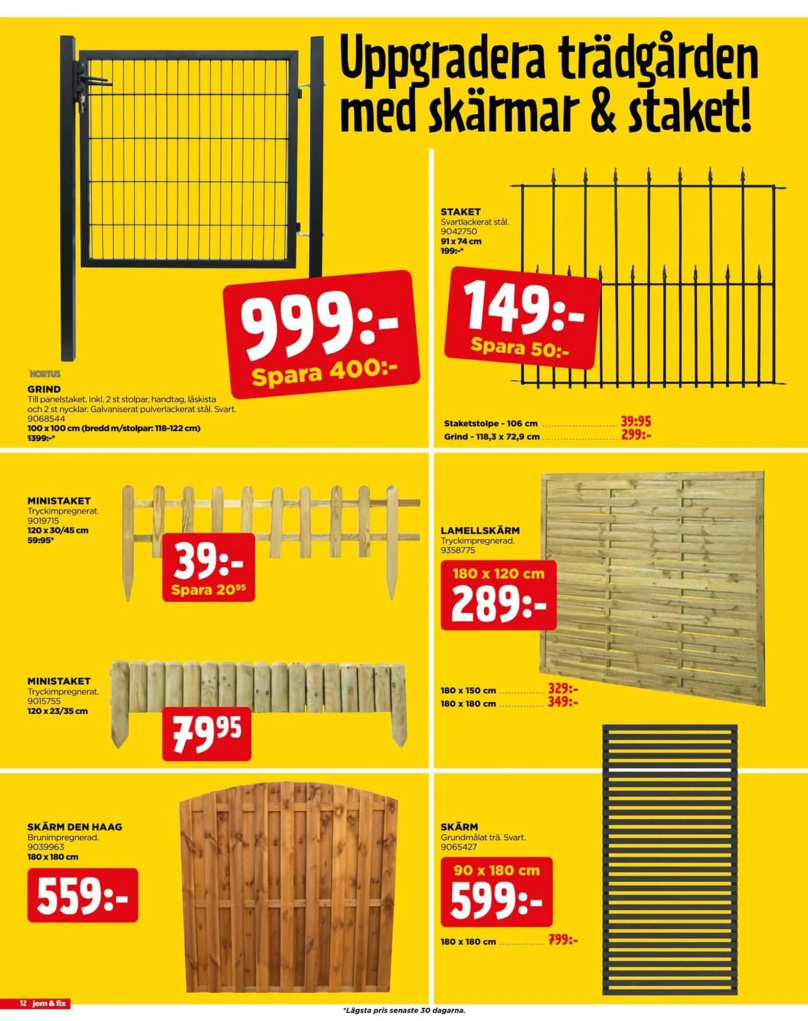 Jem&Fix reklamblad från 11 maj till 18 maj 2026 - Reklamblad sidor 12