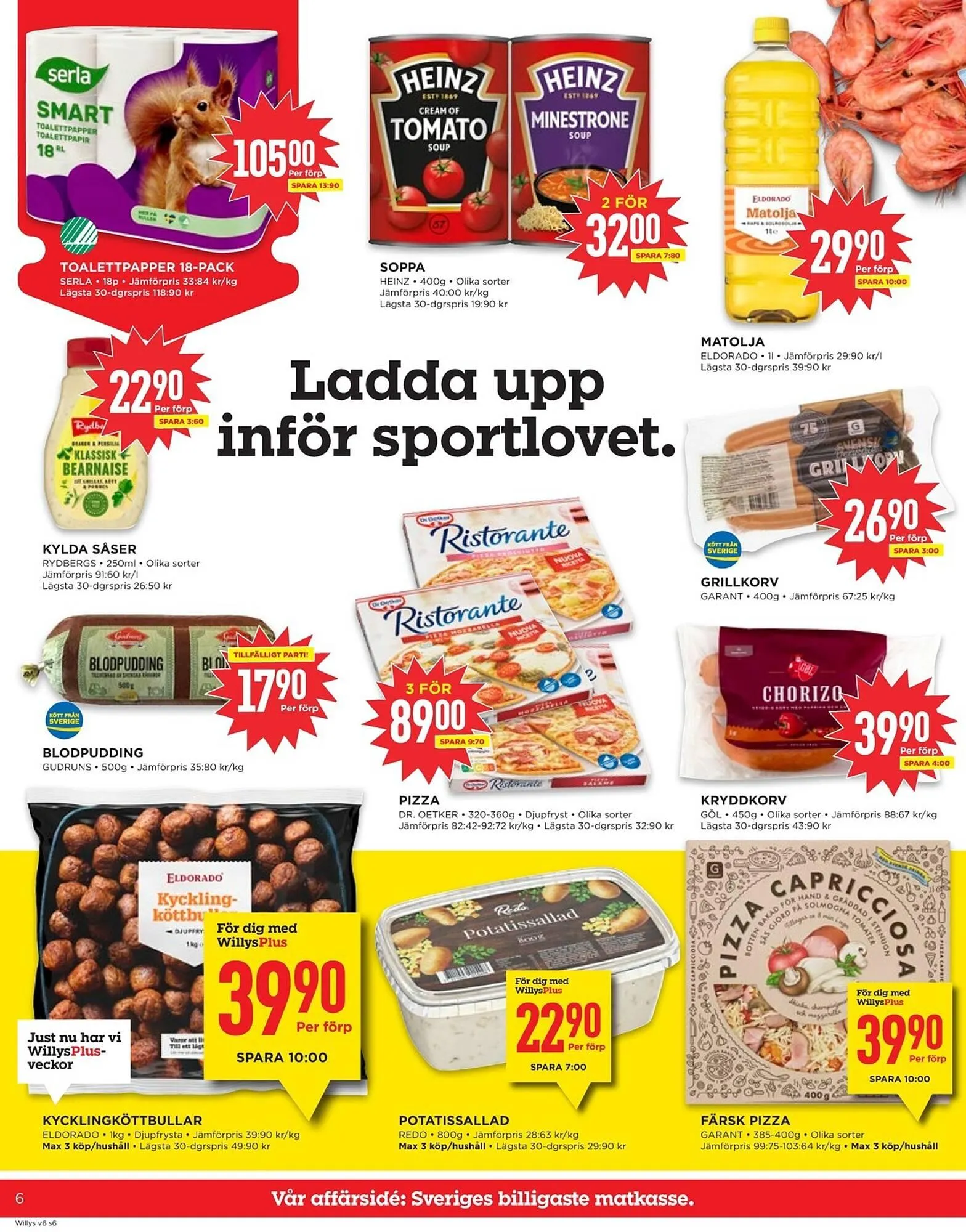 Willys reklamblad från 2 februari till 8 februari 2026 - Reklamblad sidor 6