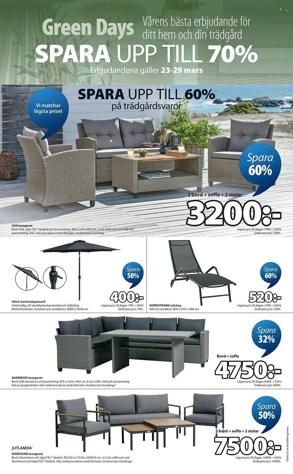 JYSK reklamblad från 23 mars till 29 mars 2026 - Reklamblad sidor 3