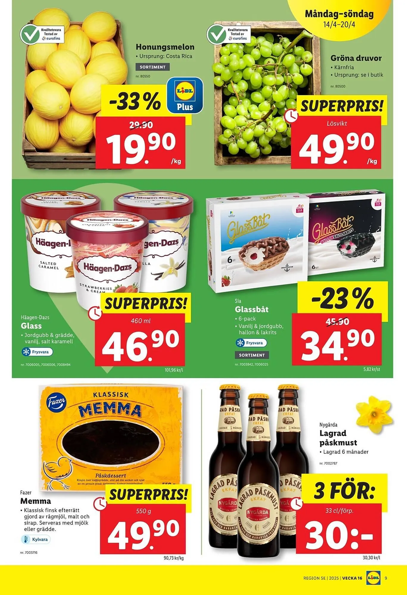 Lidl reklamblad från 14 april till 20 april 2025 - Reklamblad sidor 9