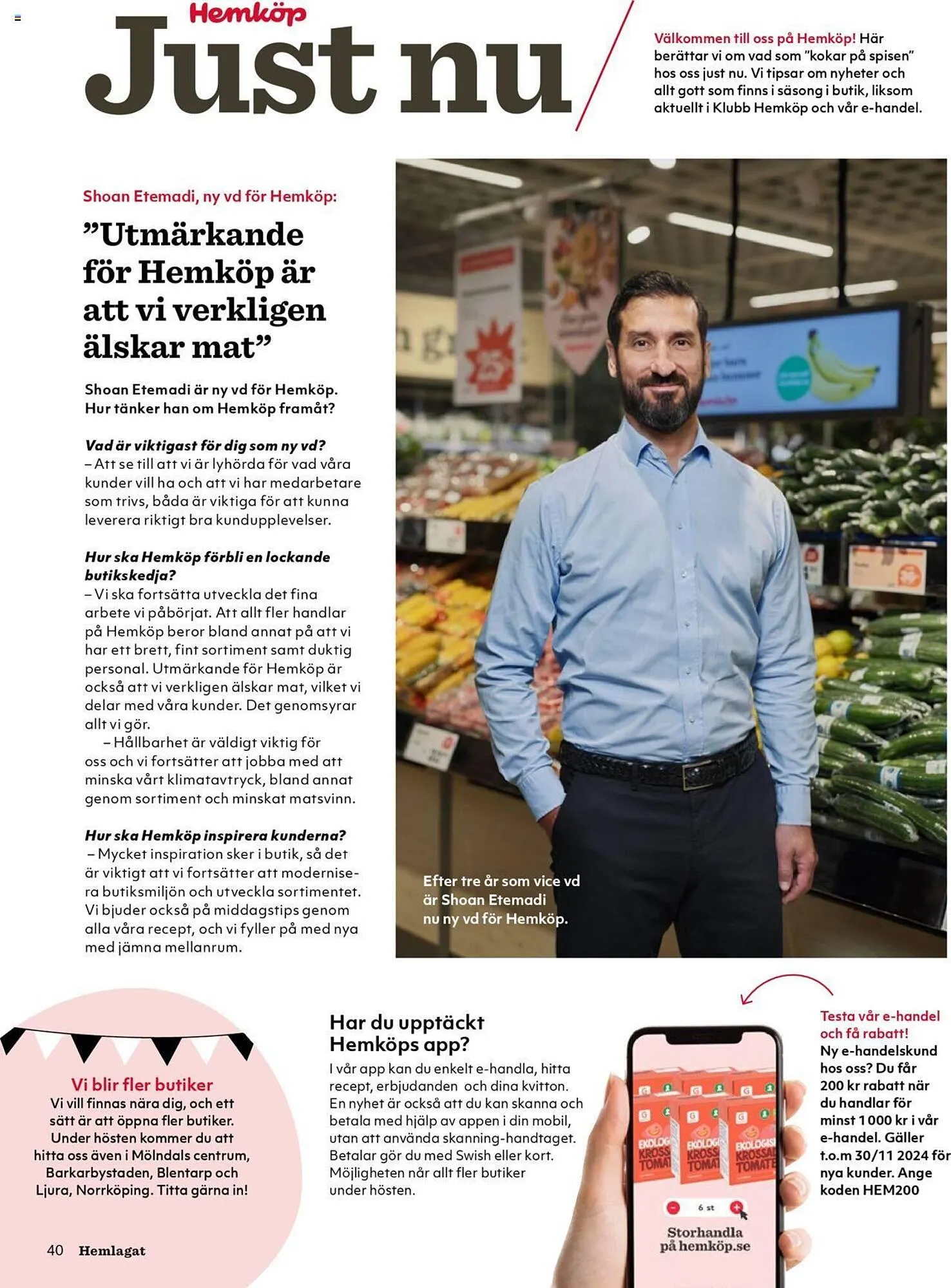 Hemköp reklamblad från 21 oktober till 31 december 2024 - Reklamblad sidor 40