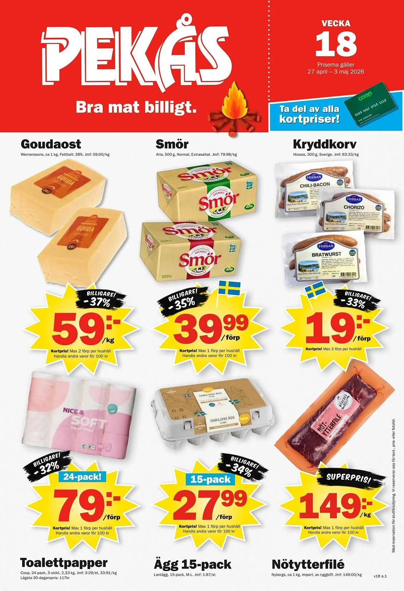 Pekås reklamblad - 1
