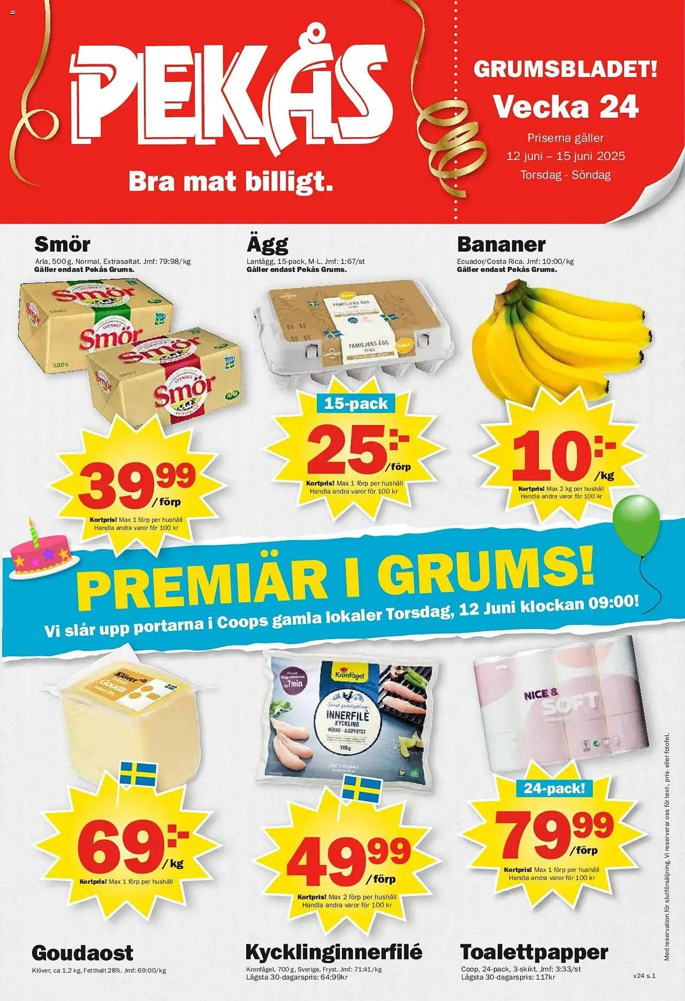 Pekås reklamblad - 1