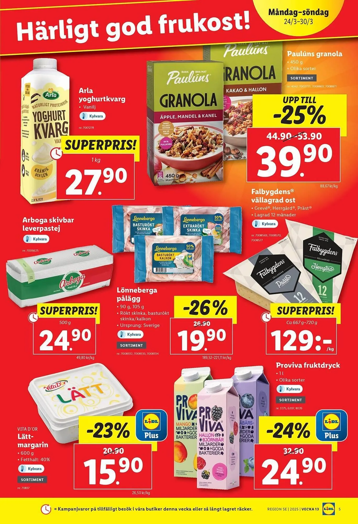 Lidl reklamblad från 24 mars till 30 mars 2025 - Reklamblad sidor 5