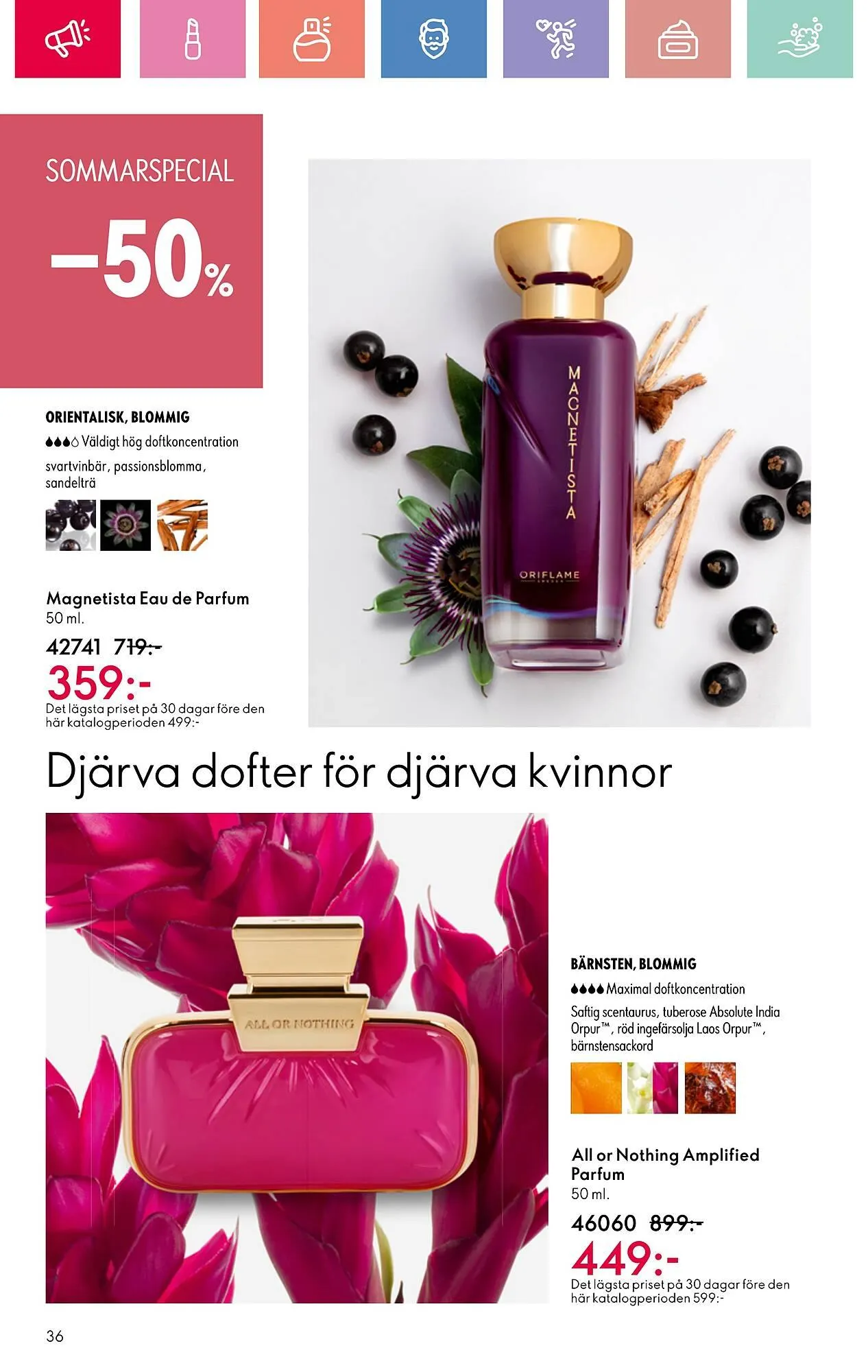 Oriflame reklamblad från 22 juni till 12 juli 2025 - Reklamblad sidor 36
