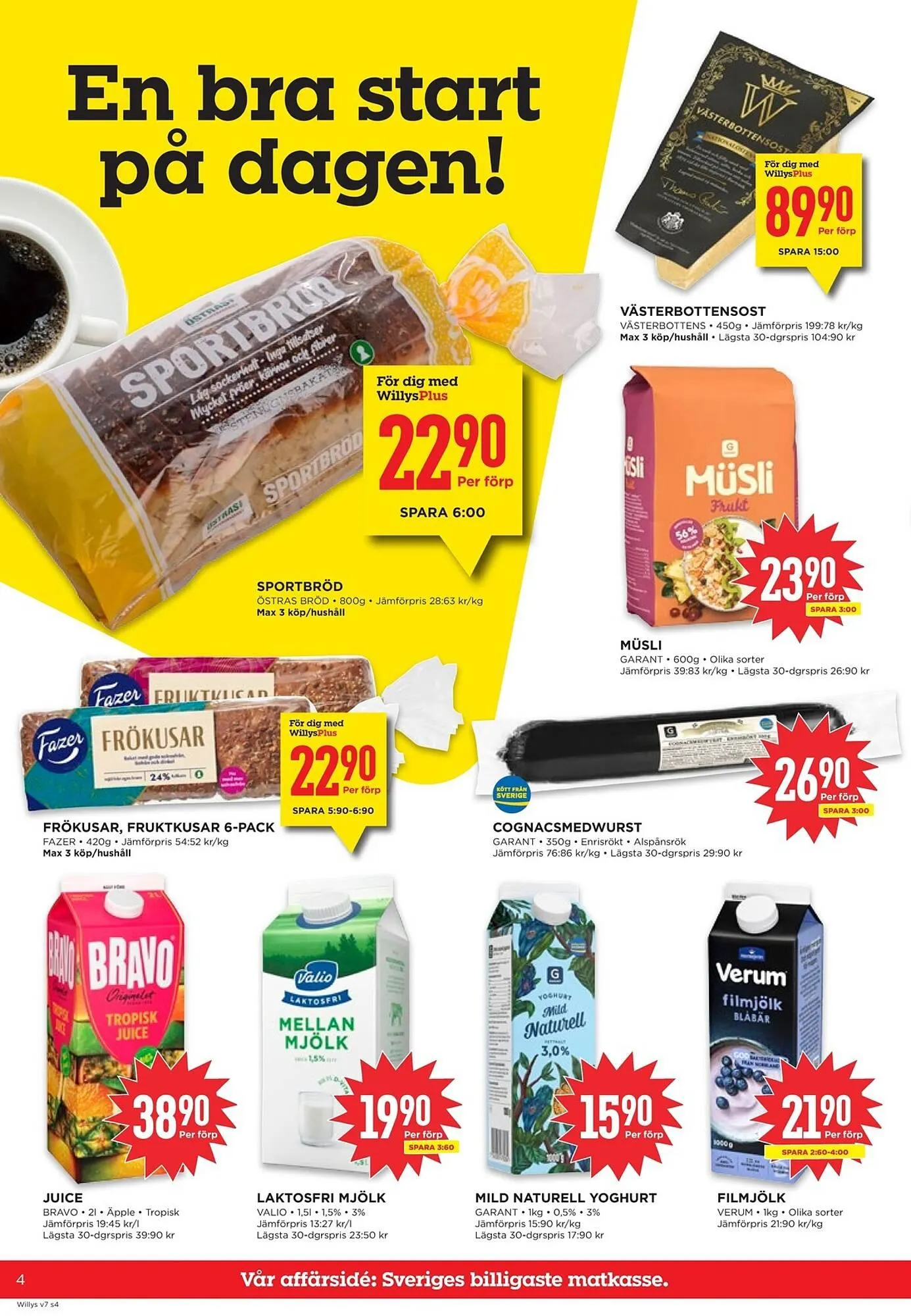 Willys reklamblad från 9 februari till 15 februari 2026 - Reklamblad sidor 4