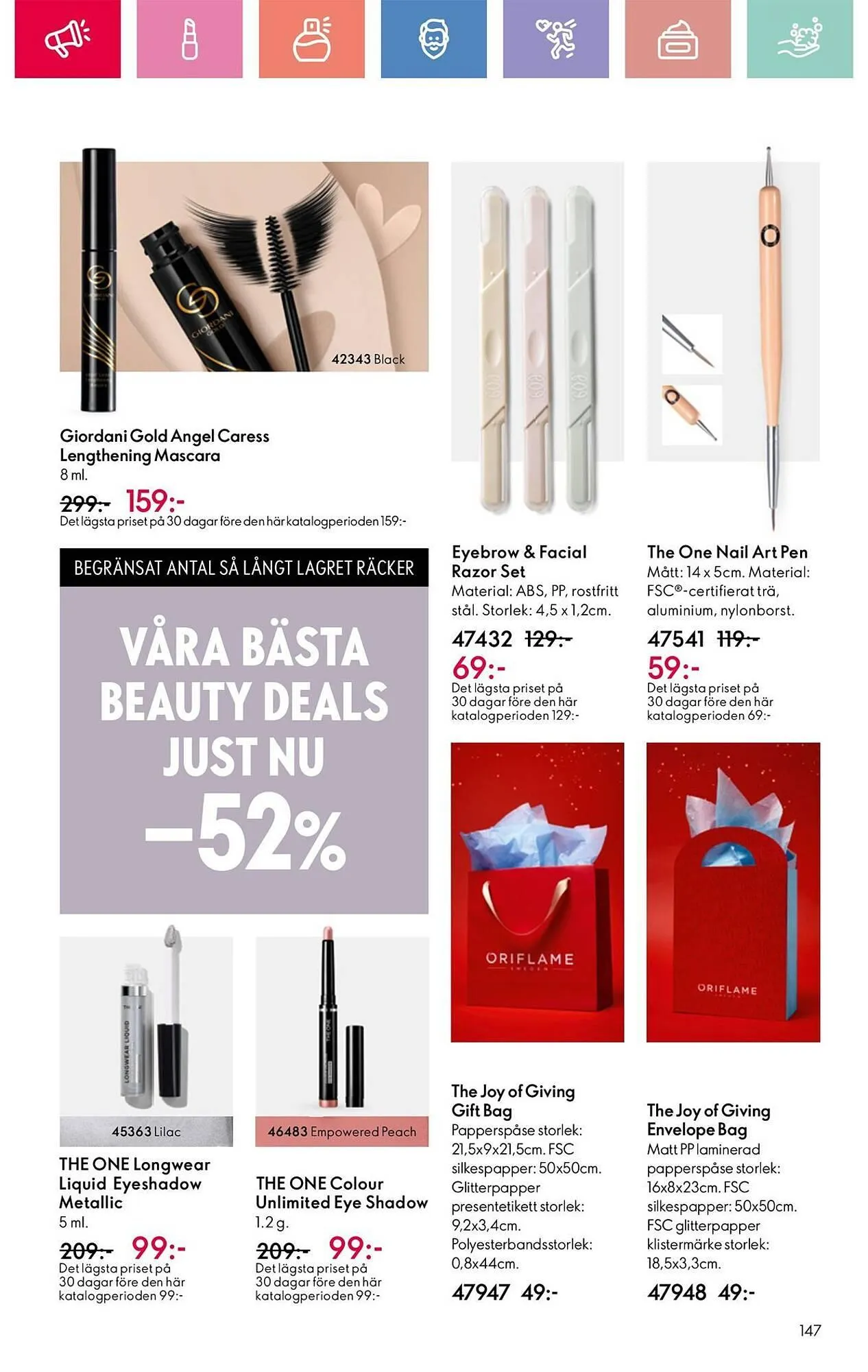Oriflame reklamblad från 12 maj till 31 maj 2025 - Reklamblad sidor 147