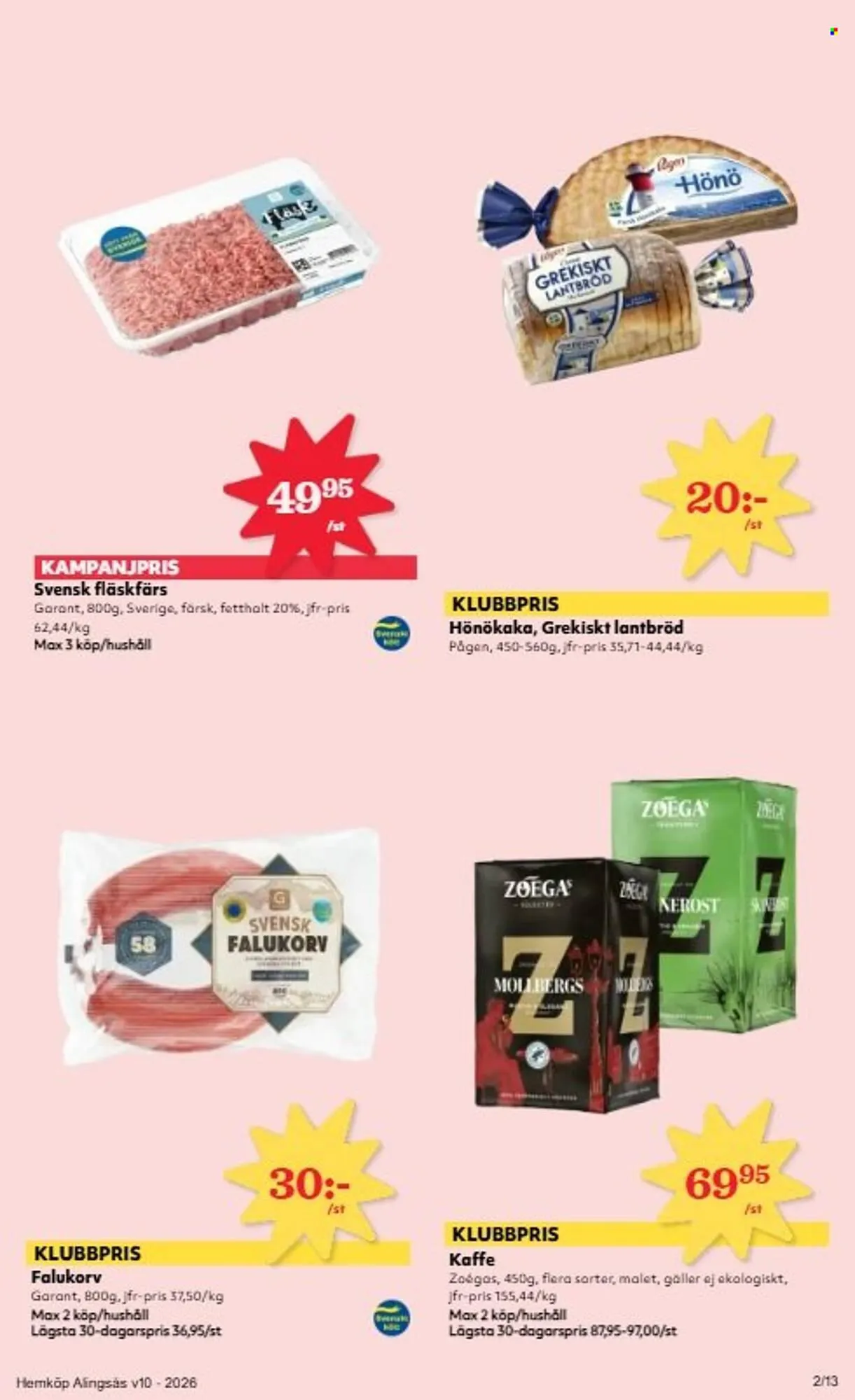 Hemköp reklamblad från 2 mars till 8 mars 2026 - Reklamblad sidor 2