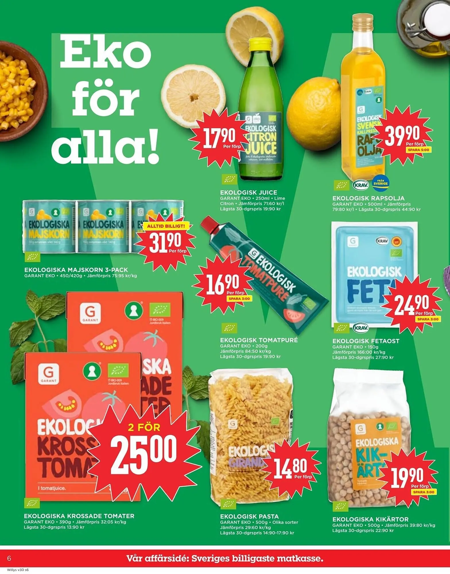 Willys reklamblad från 21 juli till 28 juli 2025 - Reklamblad sidor 6
