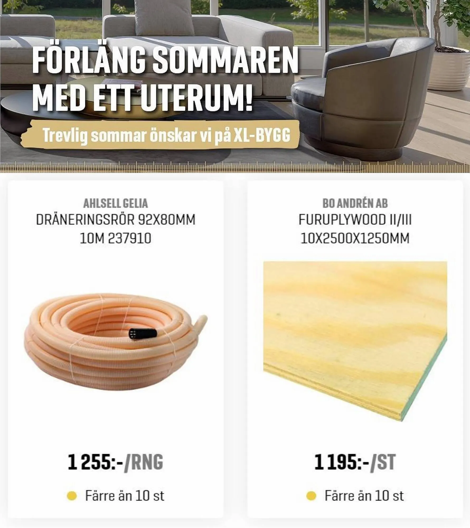 XL-Bygg reklamblad från 15 september till 28 oktober 2023 - Reklamblad sidor 10