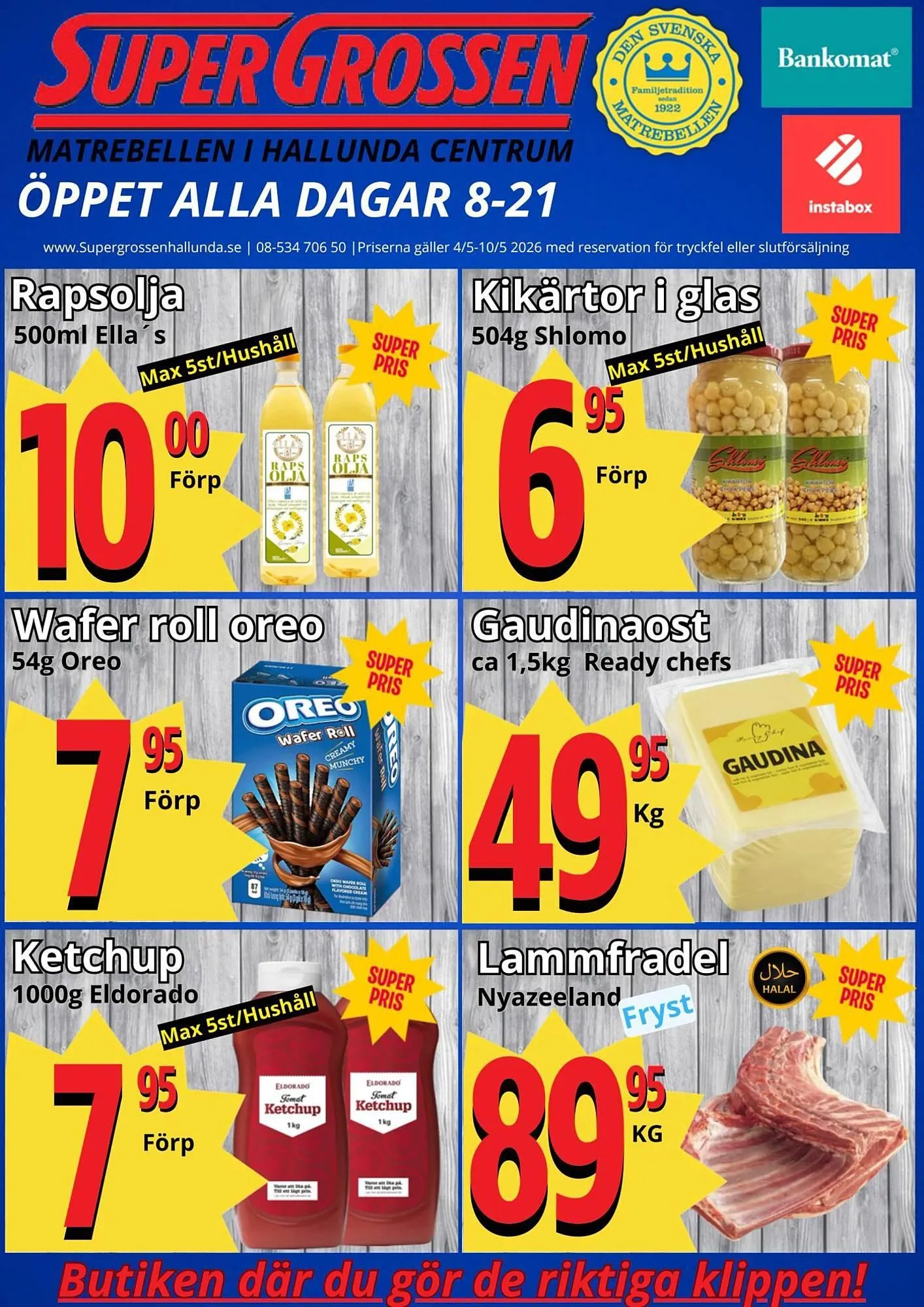 Supergrossen reklamblad - 1