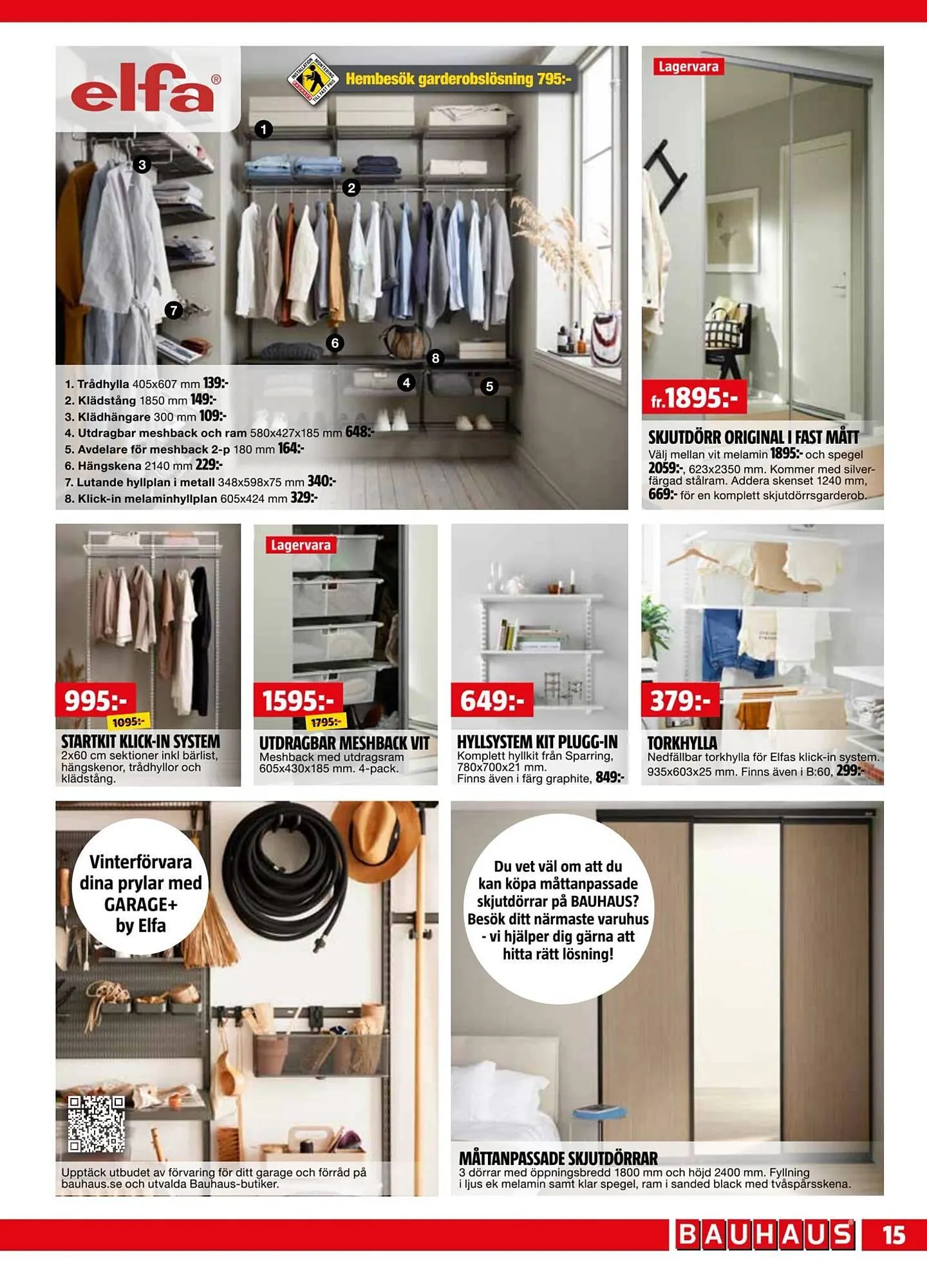 Bauhaus reklamblad från 1 september till 14 september 2025 - Reklamblad sidor 15