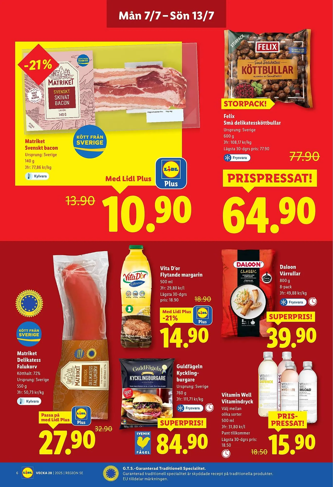 Lidl reklamblad från 7 juli till 13 juli 2025 - Reklamblad sidor 6