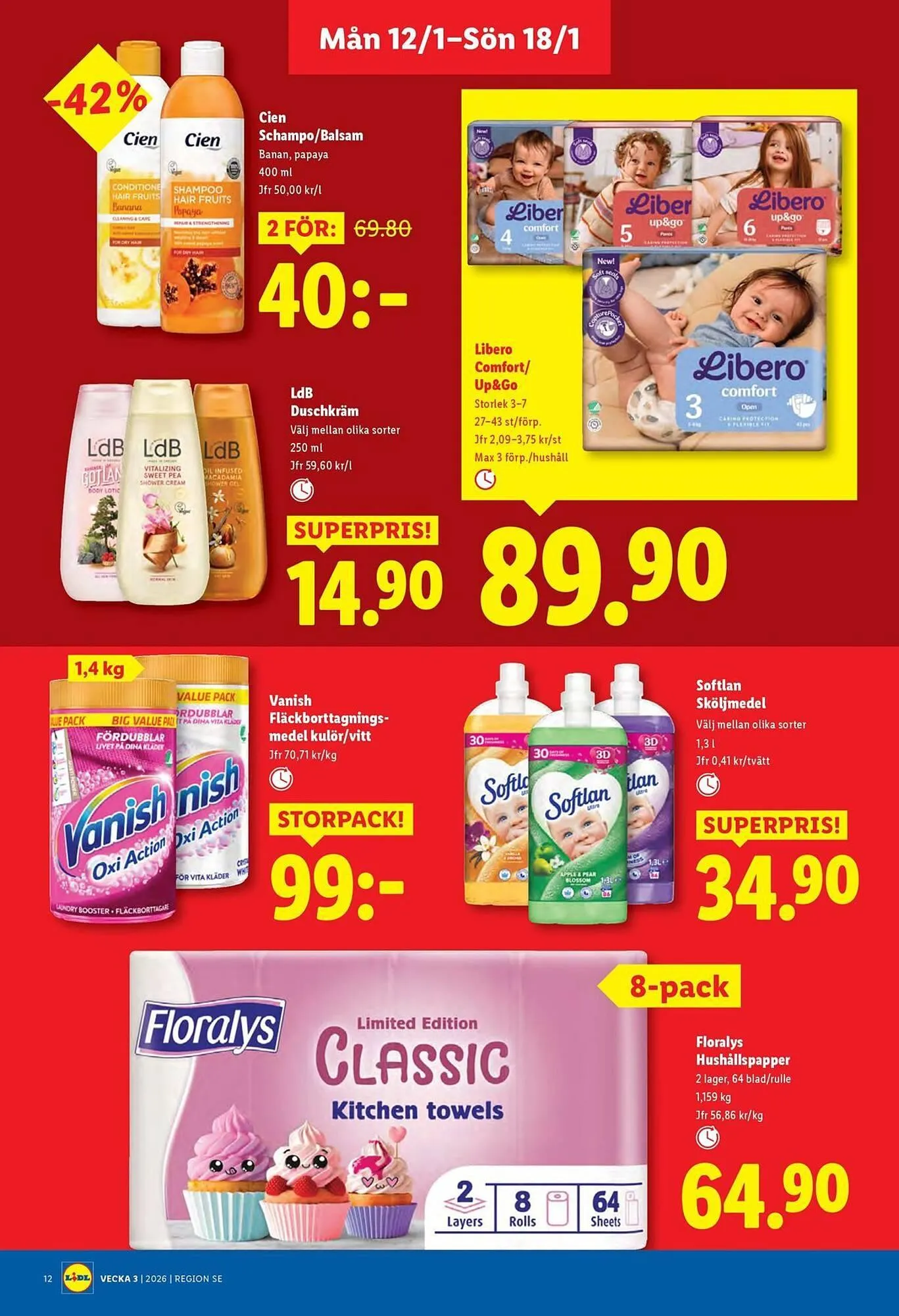 Lidl reklamblad från 12 januari till 18 januari 2026 - Reklamblad sidor 14