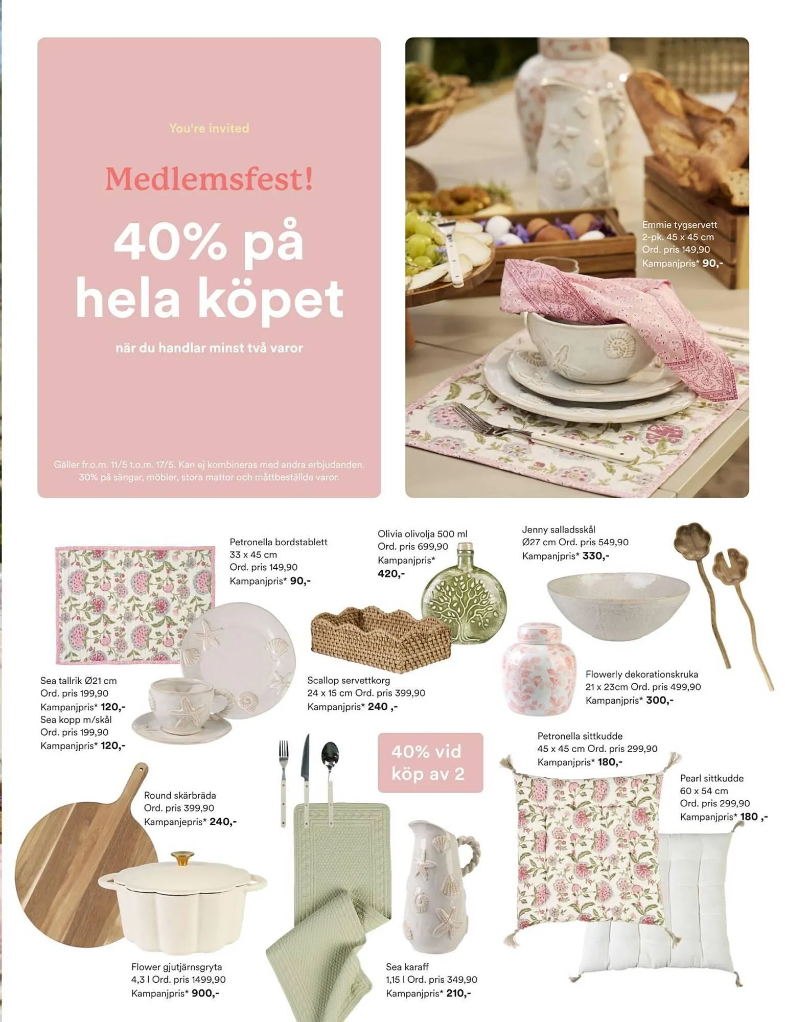 Hemtex reklamblad från 11 maj till 18 maj 2026 - Reklamblad sidor 5
