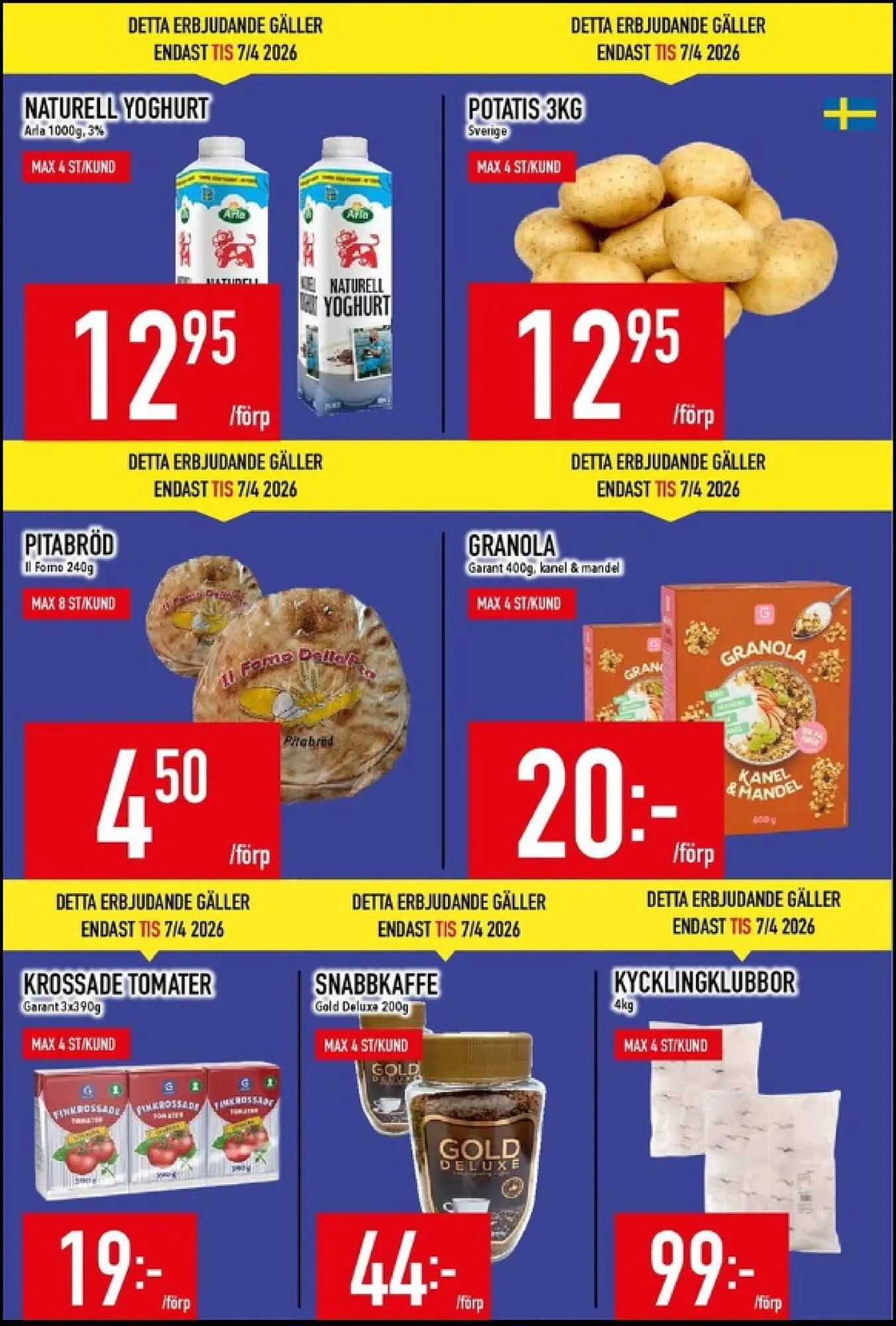 Matdax reklamblad från 7 april till 12 april 2026 - Reklamblad sidor 2