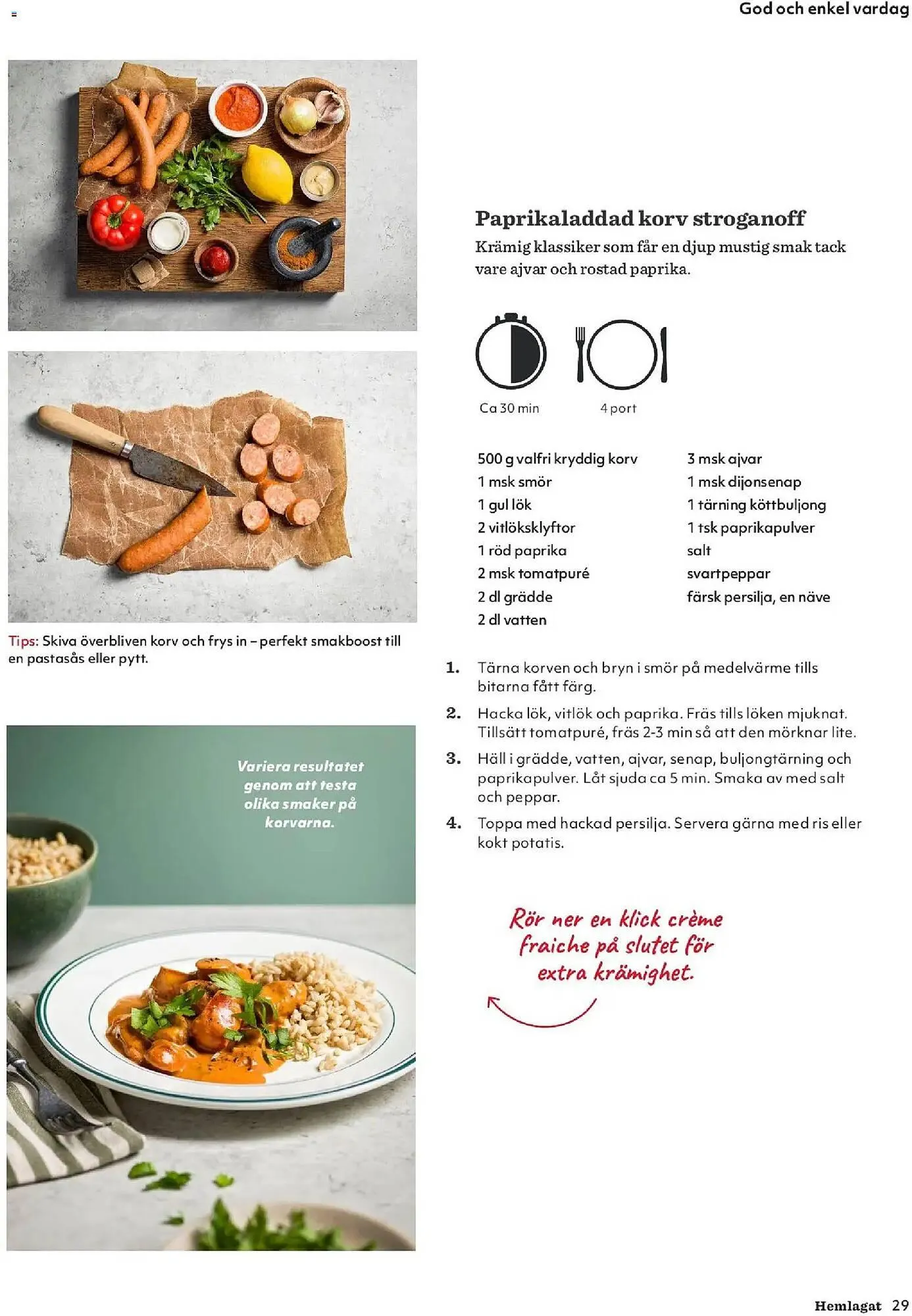 Hemköp reklamblad från 19 februari till 29 mars 2026 - Reklamblad sidor 29