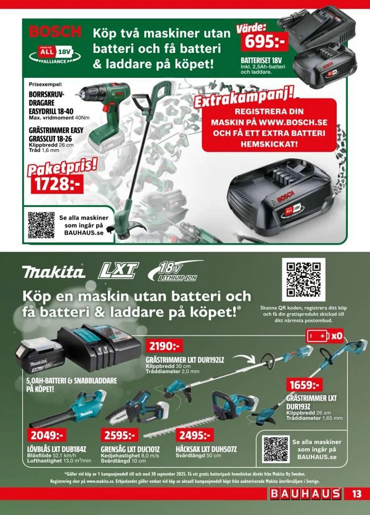 Bauhaus reklamblad från 26 maj till 15 juni 2025 - Reklamblad sidor 13