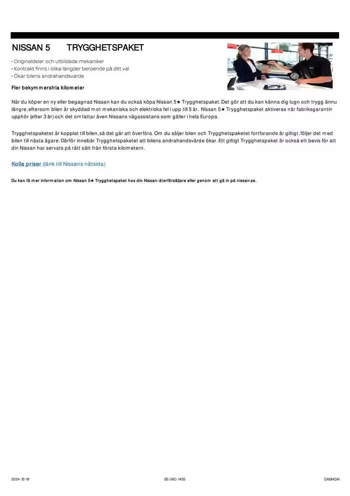 Nya Nissan Qashqai från 24 december till 24 december 2025 - Reklamblad sidor 14