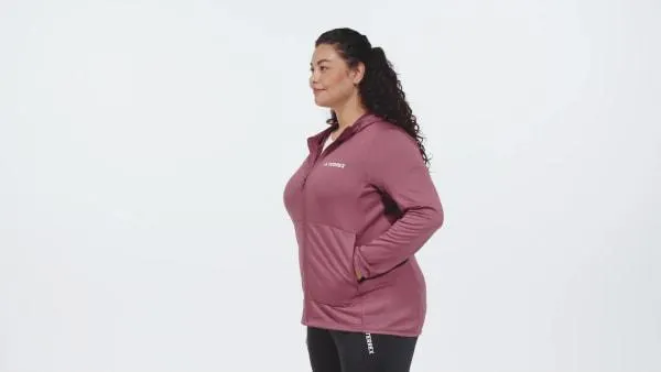 Terrex Xperior Light Fleece Hooded Jacka (Plus Size)