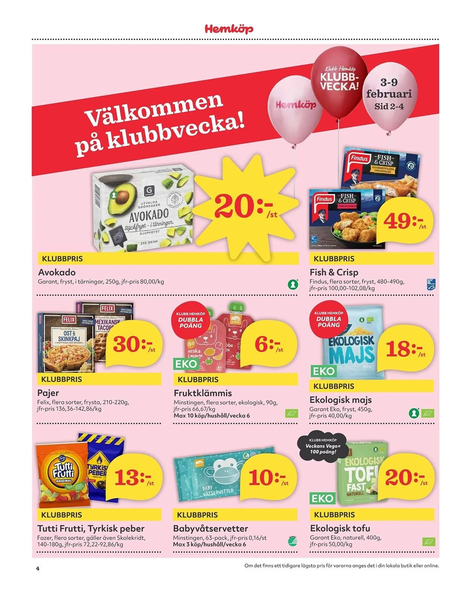 Hemköp reklamblad från 3 februari till 9 februari 2025 - Reklamblad sidor 4
