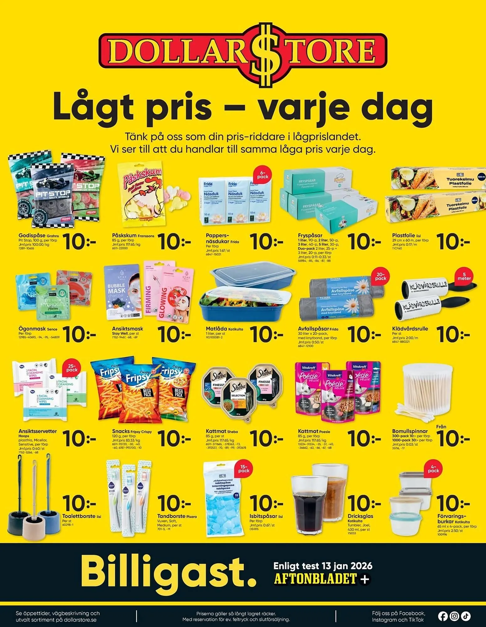 DollarStore annonsblad från 16 mars till 22 mars 2026 - Reklamblad sidor 8