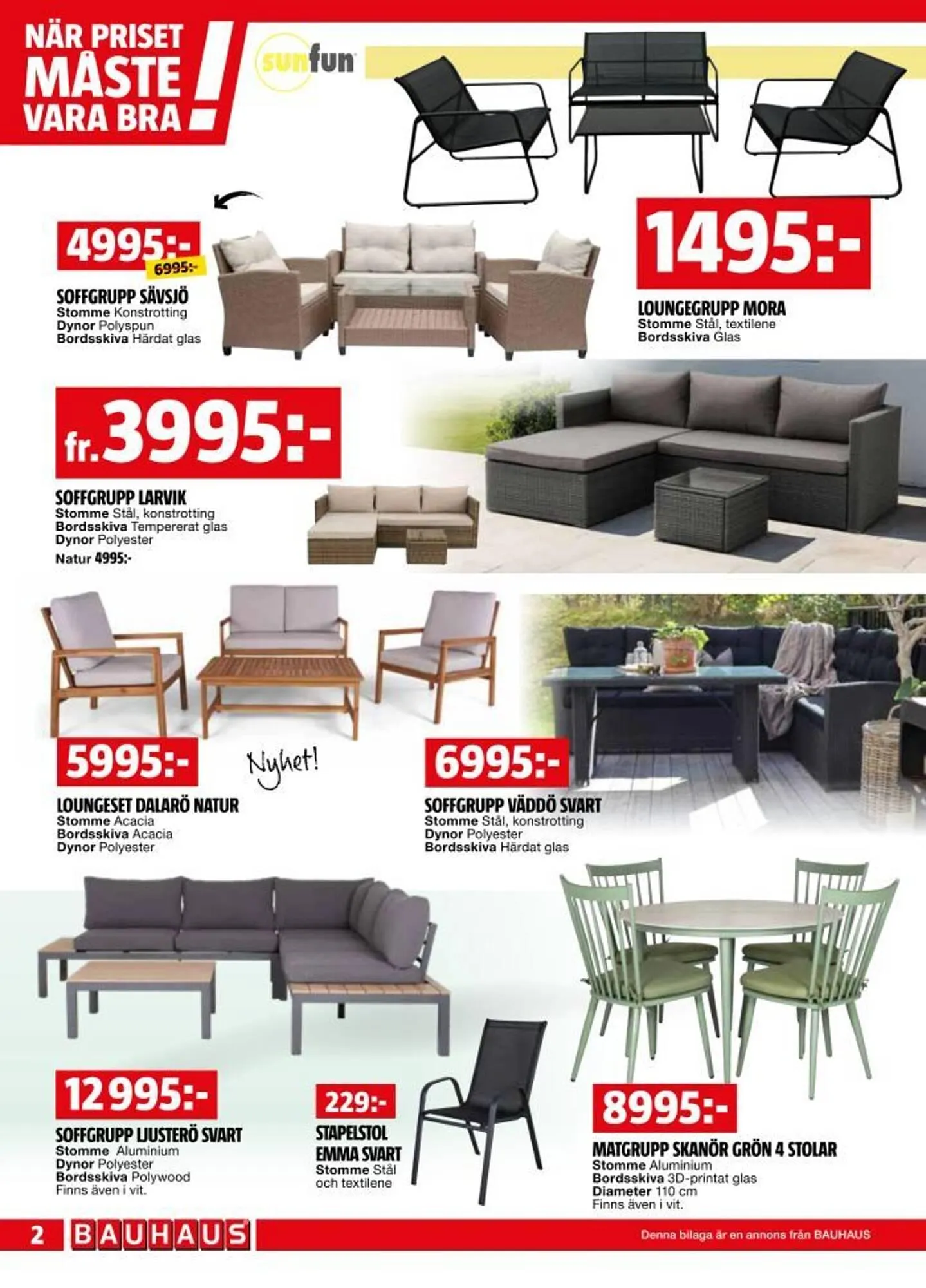 Bauhaus reklamblad från 26 maj till 15 juni 2025 - Reklamblad sidor 2