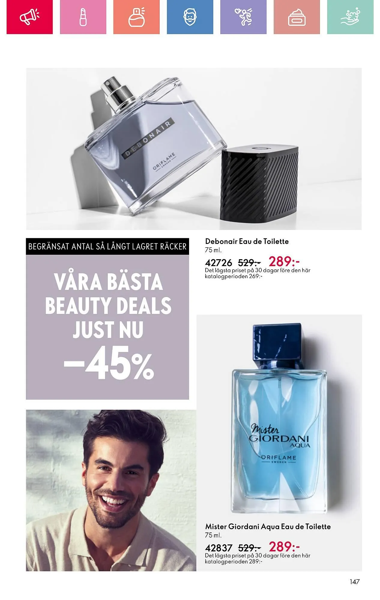 Oriflame reklamblad från 13 juli till 2 augusti 2025 - Reklamblad sidor 147