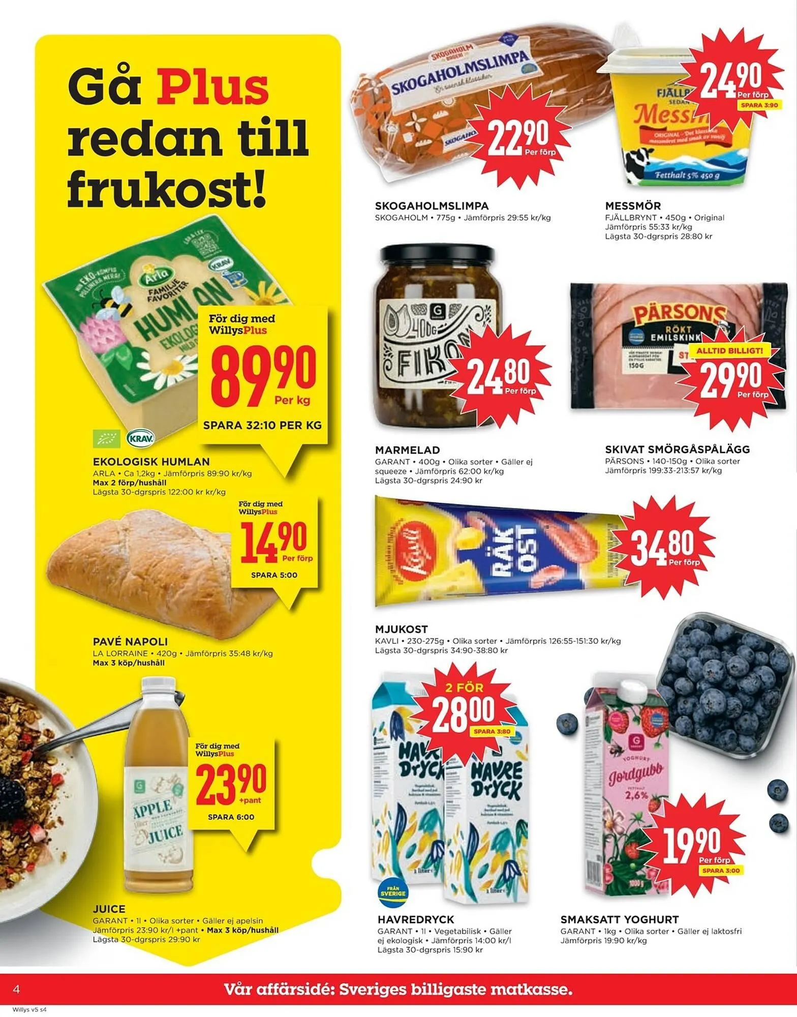 Willys reklamblad från 26 januari till 1 februari 2026 - Reklamblad sidor 4