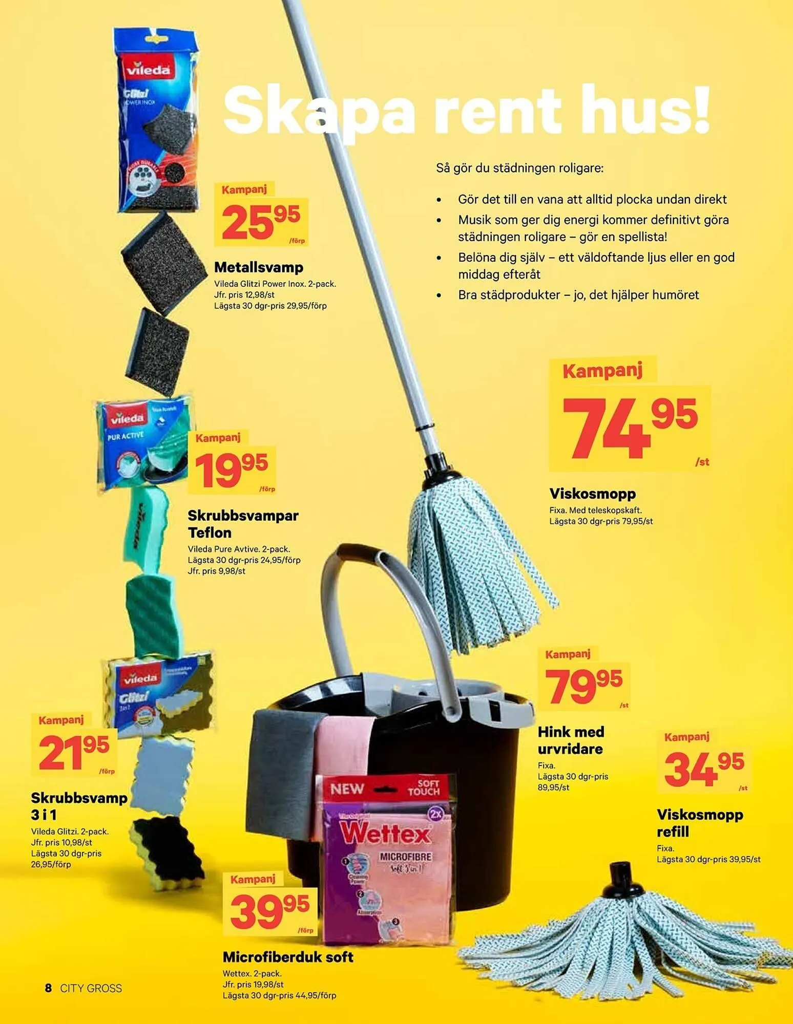 City Gross reklamblad från 6 oktober till 2 november 2025 - Reklamblad sidor 8