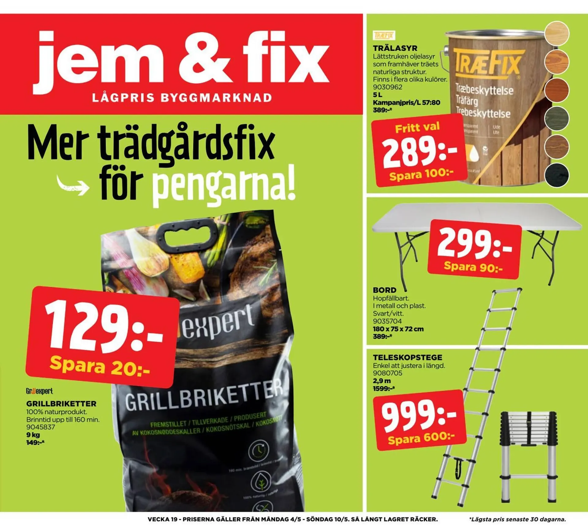 Jem&Fix reklamblad - 1