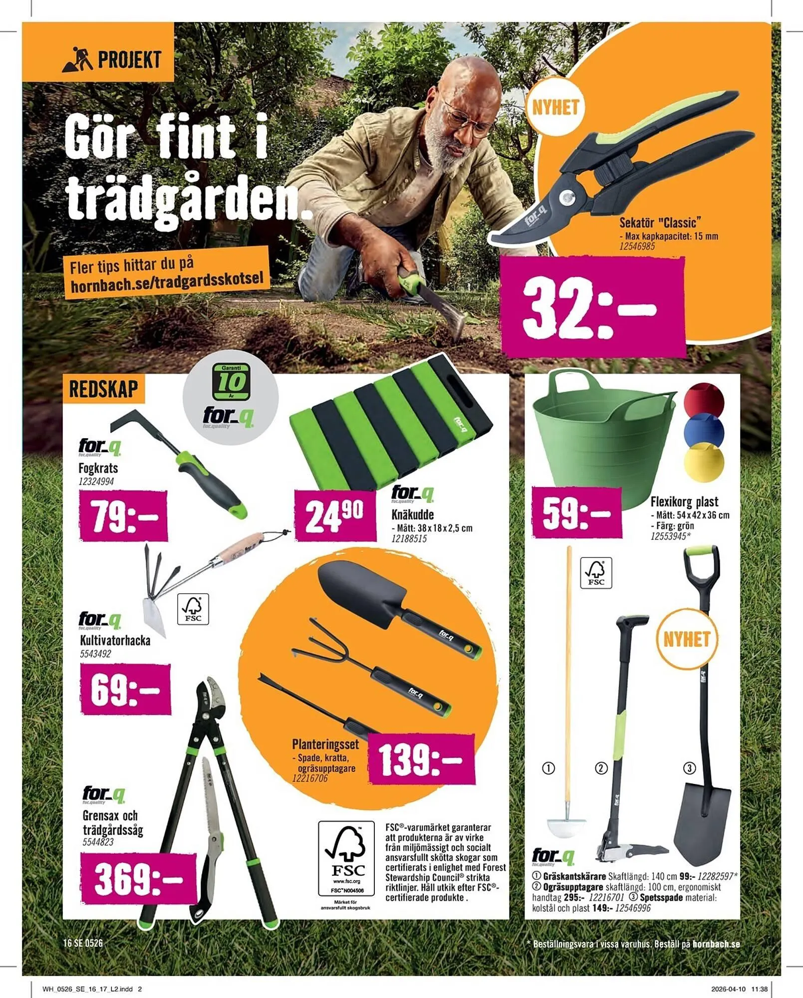 Hornbach reklamblad från 4 maj till 30 maj 2026 - Reklamblad sidor 16