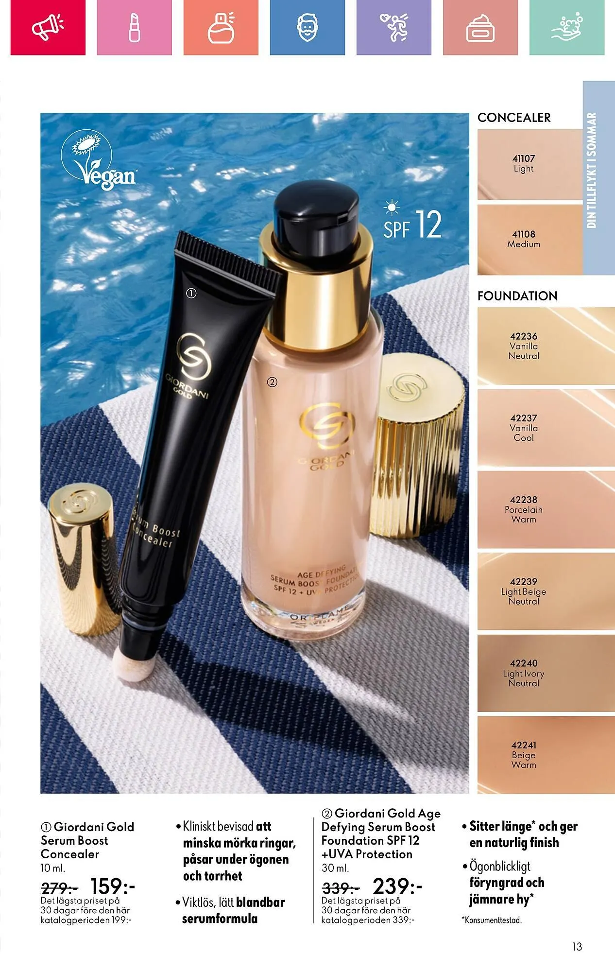 Oriflame reklamblad från 22 juni till 12 juli 2025 - Reklamblad sidor 13