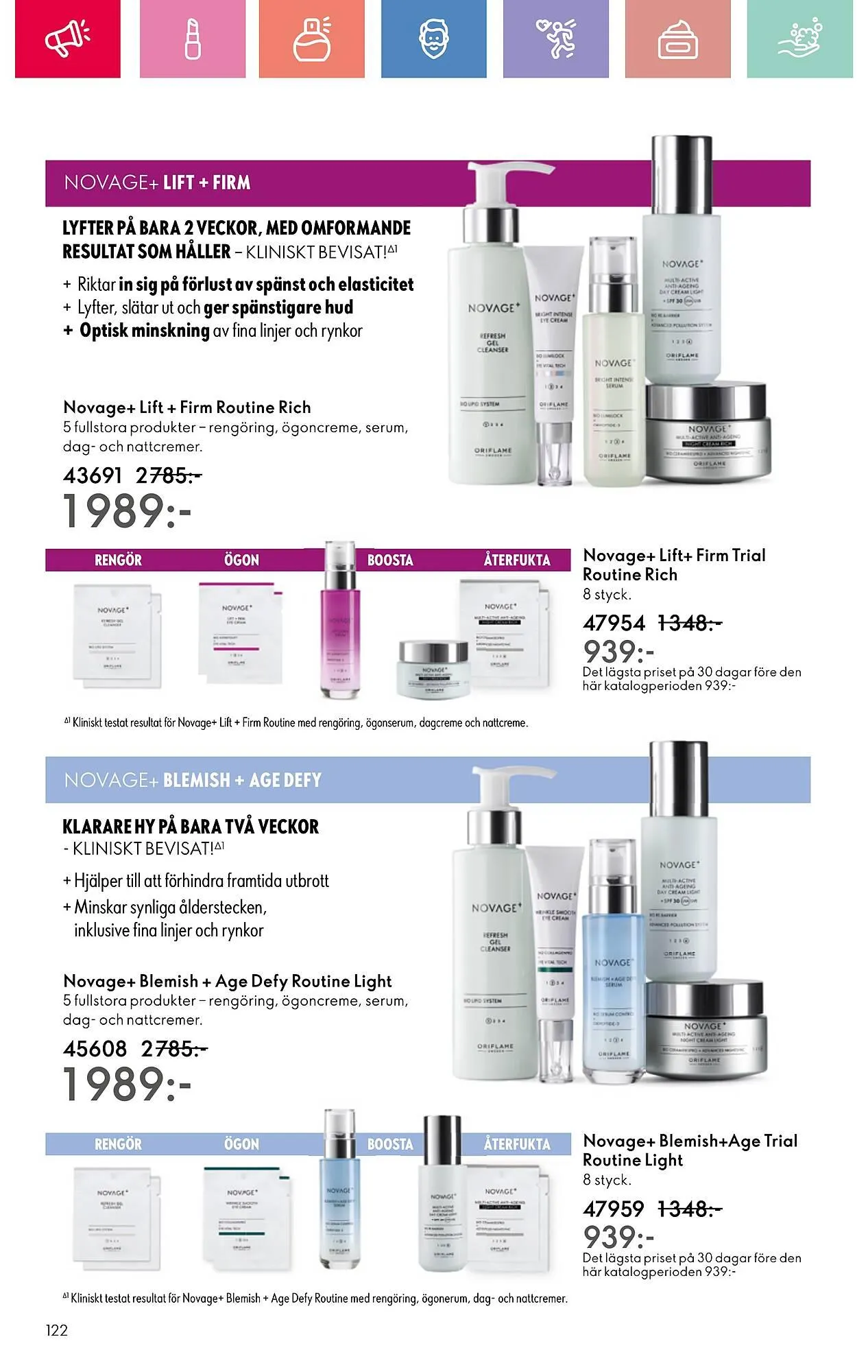 Oriflame reklamblad från 13 juli till 2 augusti 2025 - Reklamblad sidor 122