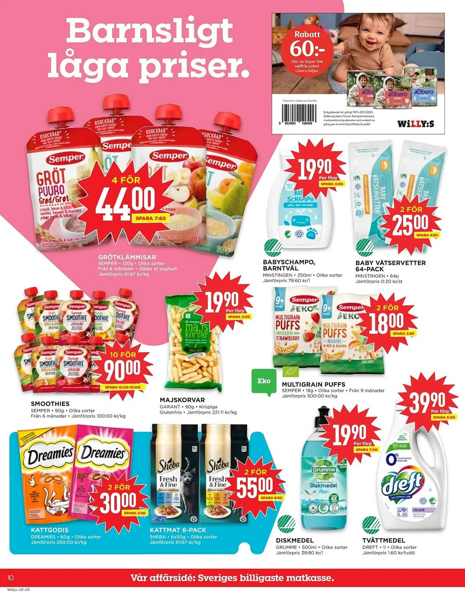 Willys reklamblad från 19 maj till 25 maj 2025 - Reklamblad sidor 10