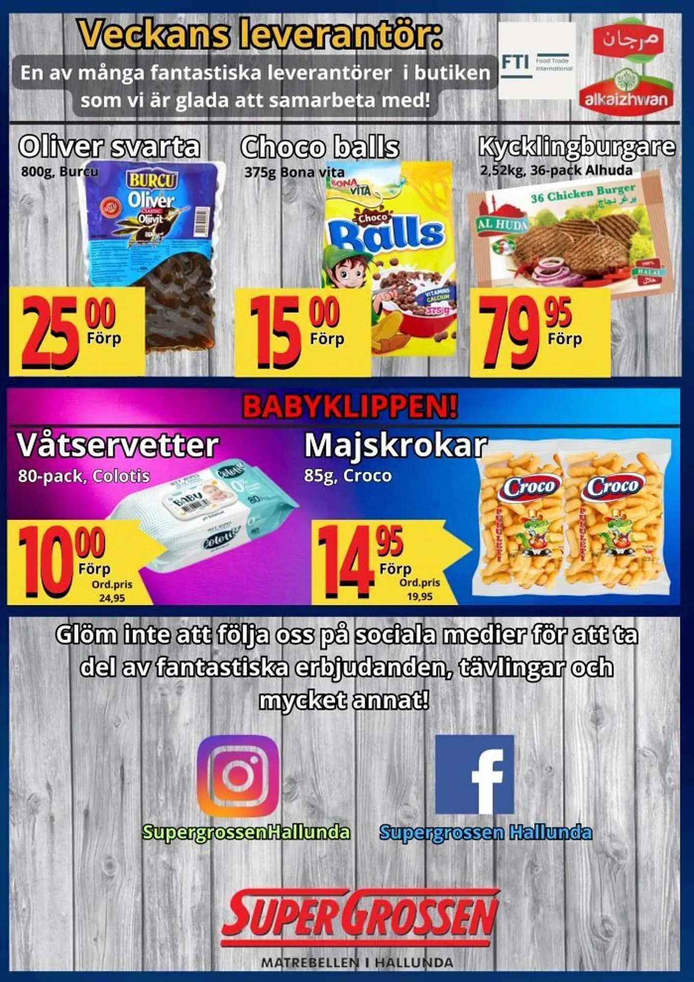 Supergrossen reklamblad från 18 maj till 25 maj 2025 - Reklamblad sidor 15