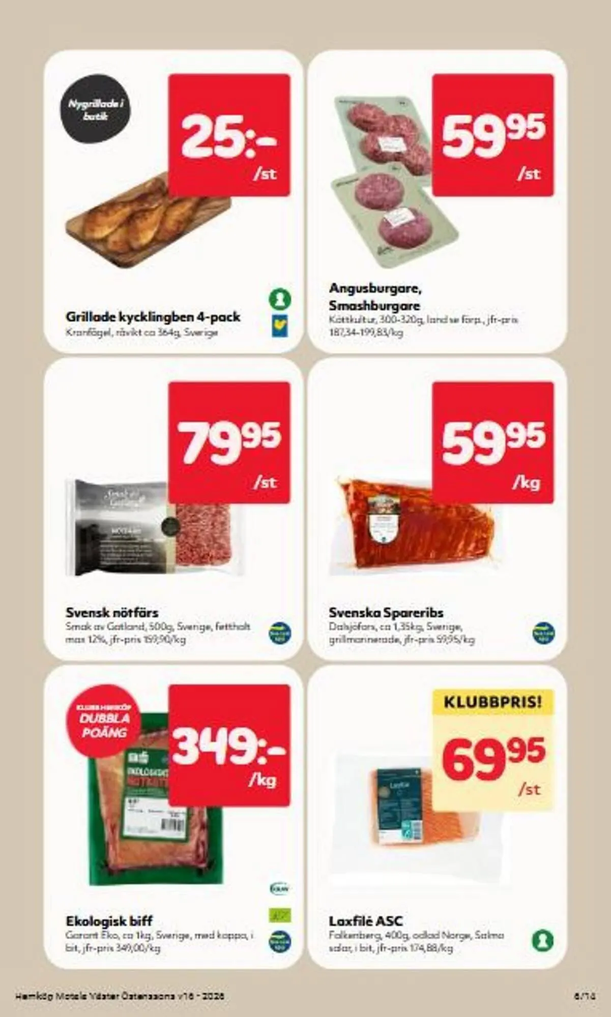 Hemköp reklamblad från 13 april till 19 april 2026 - Reklamblad sidor 6