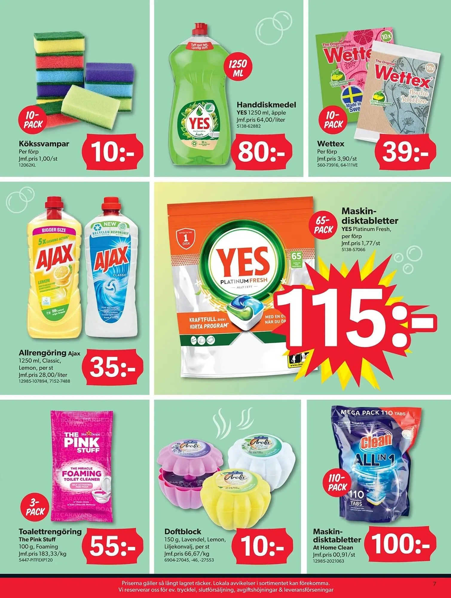 DollarStore annonsblad från 1 september till 9 september 2025 - Reklamblad sidor 7