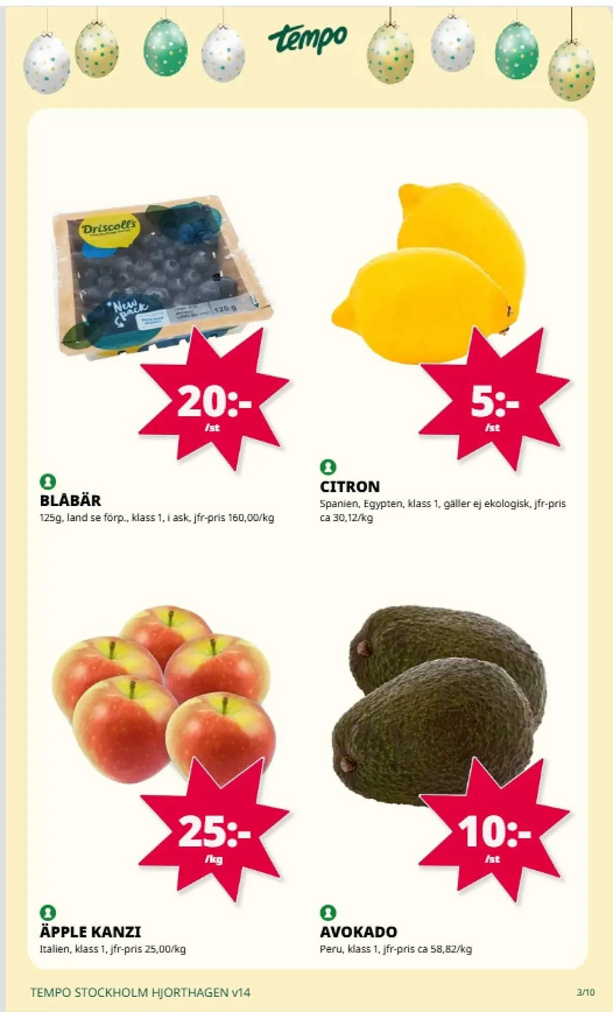 Tempo reklamblad från 1 april till 6 april 2026 - Reklamblad sidor 3