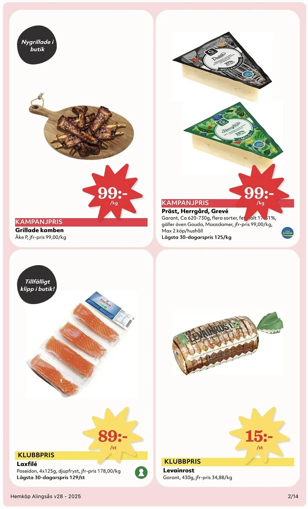 Östenssons reklamblad från 7 juli till 14 juli 2025 - Reklamblad sidor 2