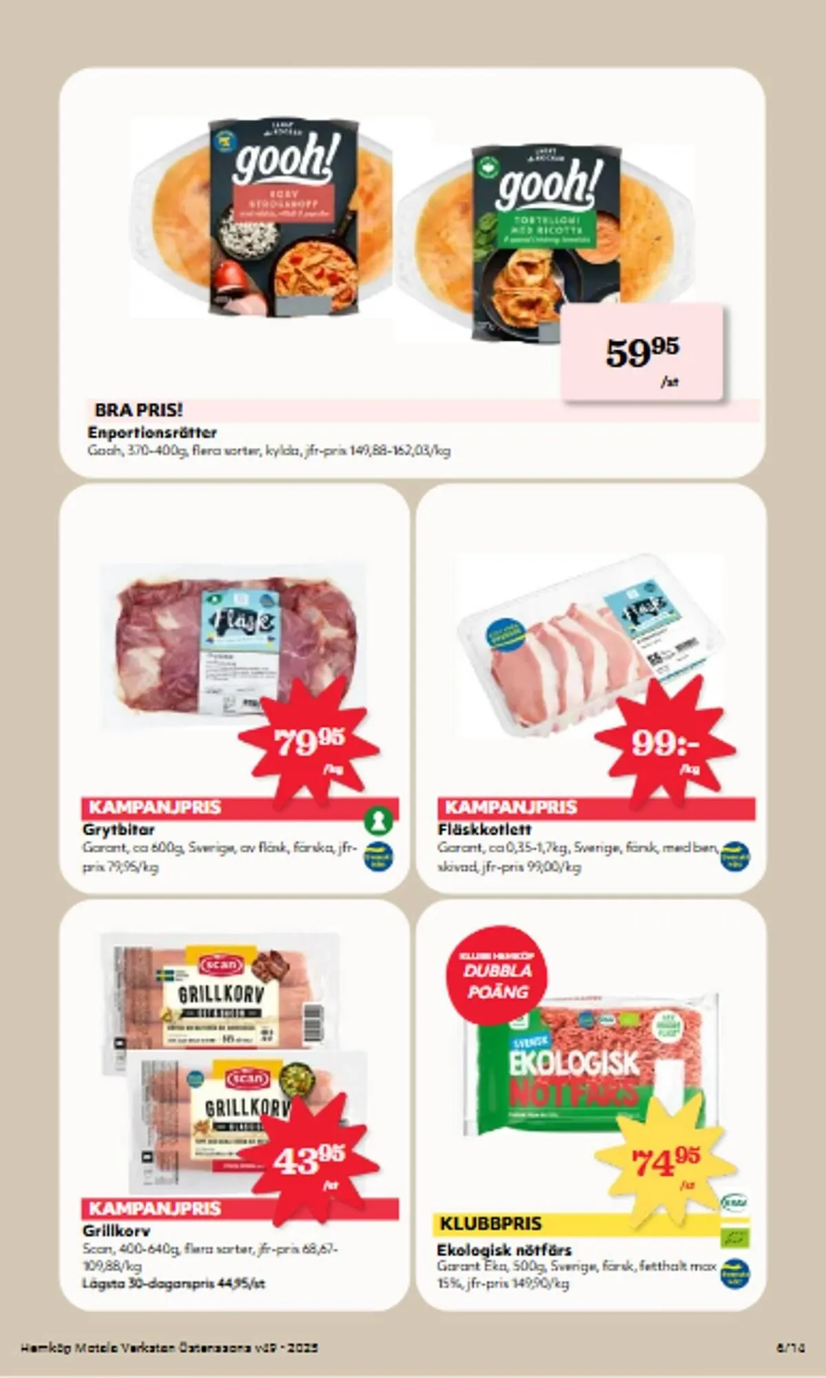 Hemköp reklamblad från 1 december till 7 december 2025 - Reklamblad sidor 6